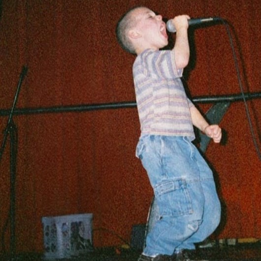 Daniel in the studio